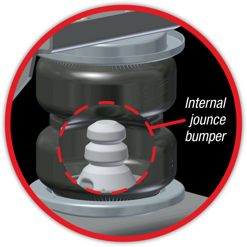 Air Lift Replacement Air Spring - LoadLifter 5000 Ultimate Bellows Type w/ internal Jounce Bumper - 84297