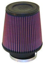 Load image into Gallery viewer, K&amp;N Universal Rubber Filter 3 1/2inch ID FLG / 6inch Base / 4-5/8inch Top / 6inch Height - RE-0950