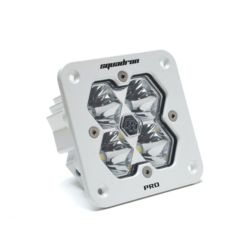 Baja Designs Squadron 2.0 Pro LED Spot (Flush Mount) - White Housing - 491001WT2