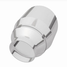Load image into Gallery viewer, MagnaFlow Tip Stainless Double Wall Round Single Outlet Polished 4.5in DIA 2.5in Inlet 5.75in Length - 35224