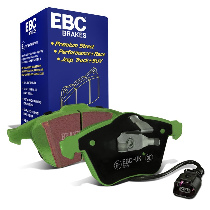 EBC 08-11 Volkswagen CC 3.6 Greenstuff Front Brake Pads - DP21594