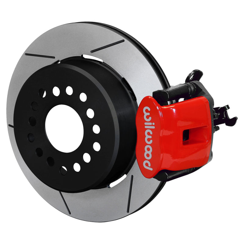 Wilwood kit rear FFR cpb 8.8 12.19X.81 GT red W/LINES - 140-12049-R