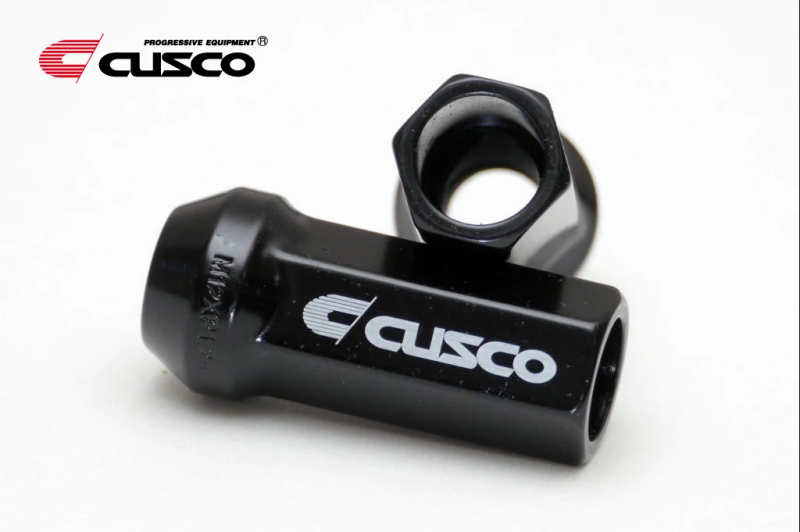 Cusco Wheel Lug Nut Set - M12 x P1.25mm - Black (20pcs) - 00B 738 12520B