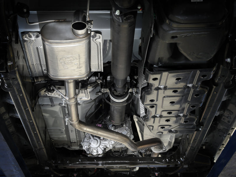 aFe 2024 Toyota Tacoma L4-2.4L ROCK BASHER 2.5in 409 Stainless Steel Cat-Back Exhaust System - 49-46073