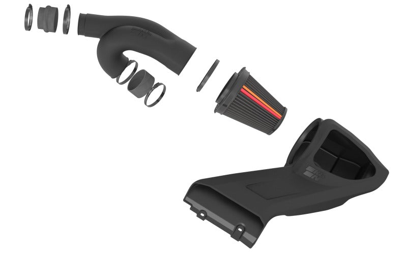 K&N 21-24 Chevrolet Silverado 1500 V8 5.3L/6.2L F/L NextGen Dryflow Cold Air Intake - 50-2617D