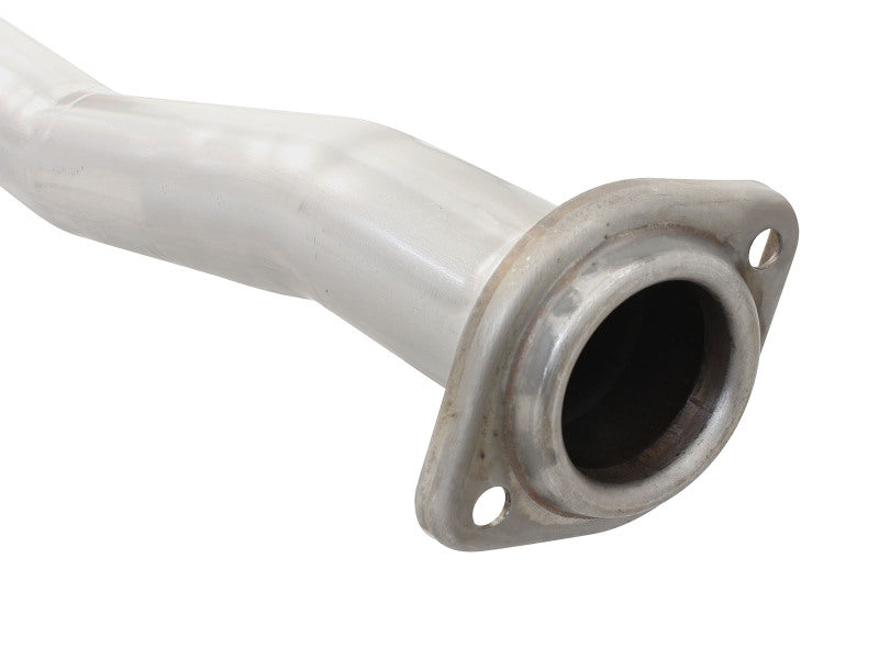 aFe MACHForce XP Exhaust 3in-3.5in SS Single Side Ext CB w/ Polished Tips 15 Ford F150 V8 5.0L CC/SB - 49-43073-P