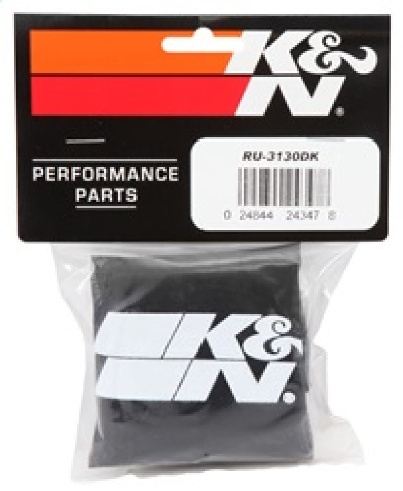 K&N Air Filter Wrap Black RU-3130 - RU-3130DK