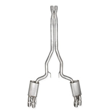 Load image into Gallery viewer, Stainless Works 2024 Mustang GT Catback Quad Tips Legend Sound X-Pipe Factory Connect Exhaust - M24QUADXFCL