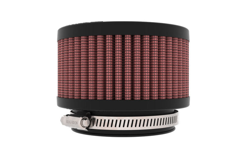 K&N Universal Clamp-On Air Filter 2.25in Flange ID 3.5in OD 2in Height - RU-1900