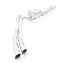 Load image into Gallery viewer, Stainless Works 15-19 Ford F150 5.0L Redline Aftermark Connection Dual 3.5in Side Exit Polished Tips - FT18CBR