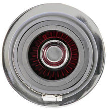 Load image into Gallery viewer, K&amp;N Universal Air Filter Chrome Round Tapered Red - 4in Flange ID x 1.125in Flange Length x 5.5in H - RG-1001RD