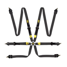 Load image into Gallery viewer, OMP Safety Harness First 2In Black (Fia 8853-2016) Pull Up - Steel Adj - DA0-0208-A01-071