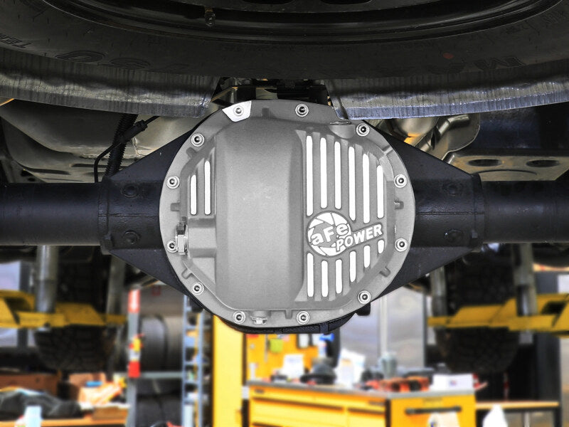 aFe Street Series Rear Differential Cover Raw 14-19 Chevrolet Silverado V8 4.3L / 5.3L / 6.2L - 46-71120A