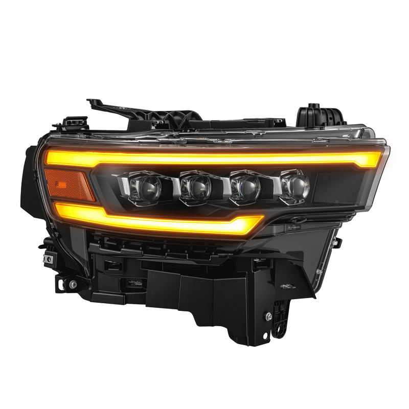 AlphaRex 25-26 Dodge Ram 1500 NOVA LED Proj Headlights- Black w/Activ Lit/ Seq Signal/Switchbk DRL - 880891