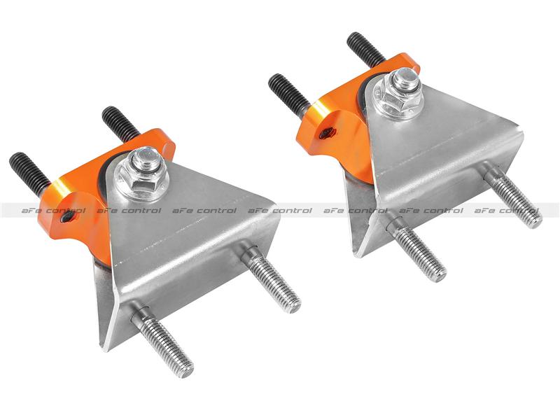 aFe Control PFADT Series Engine Mount Set; Chevrolet Corvette (C5/C6) 97-13 Orange - 450-401007-N