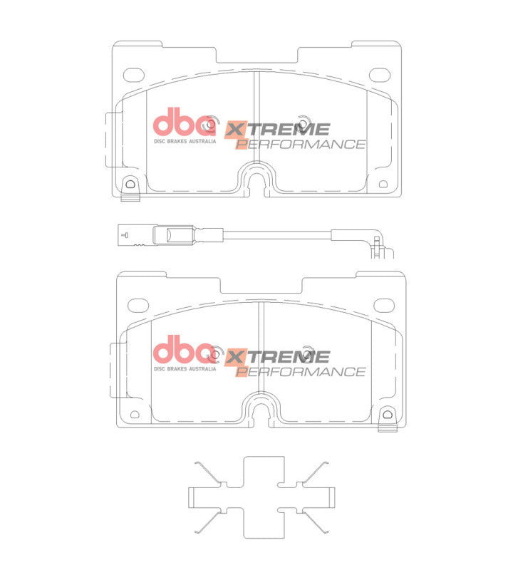 DBA 21-23 Cadillac Escalade (Excl 6 Piston BBK) Front XP Performance Brake Pads - DB15145XP