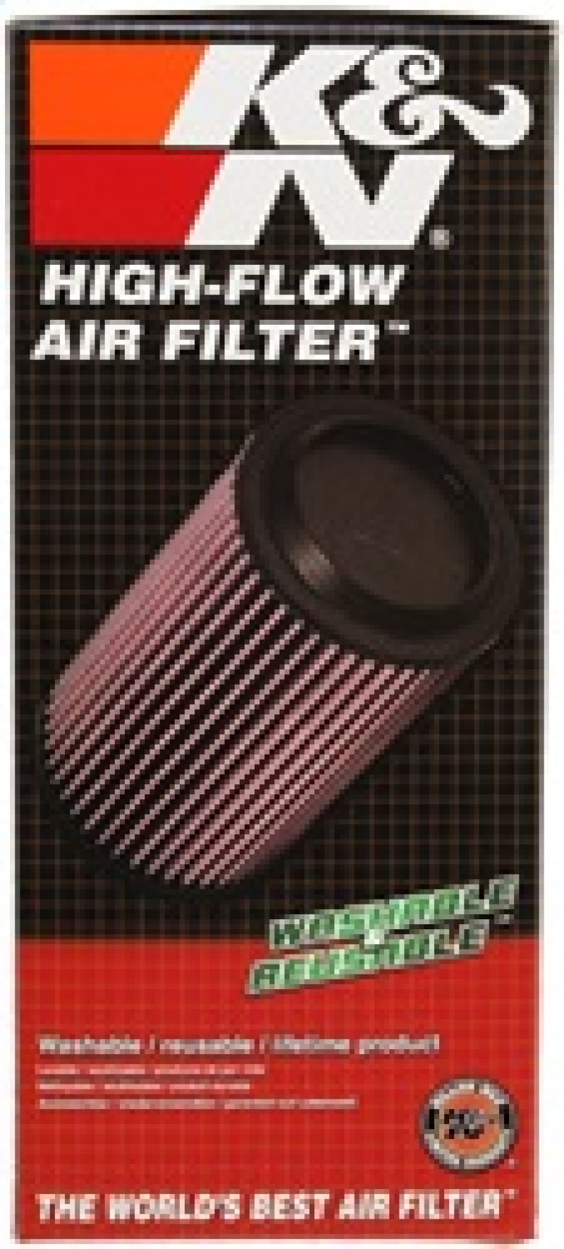 K&N Replacement Air Filter FORD P/U V8-7.3L T/D, 1995-97 - E-1946