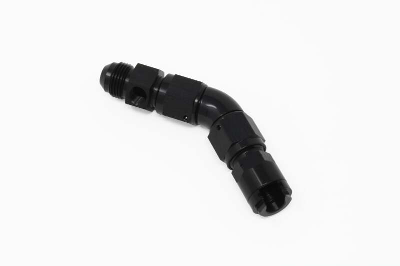 Aeromotive VaporWorx Fuel Module Outlet Kit - 45 Degree 3/8in Female to AN-08 Flare & 1/8in NPT Port - 65604
