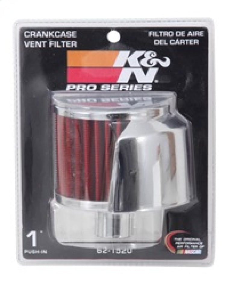 K&N 1.00in Flange ID x 3in OD x 2.5in Height Vent Filter - 62-1520