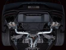 Load image into Gallery viewer, AWE 2024 Ford Mustang GT Fastback S650 RWD SwitchPath Cat-Back Exhaust w/ Quad Diamond Black Tips - 3025-43650