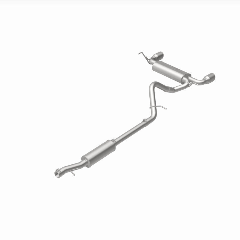 MagnaFlow Cat-Back 12-16 Jeep Wrangler GT 3.6L V6 Black Tips - 19327