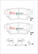 Load image into Gallery viewer, DBA 19-24 Nissan Altima (w/Electronic Parking Brake) SP Performance Rear Brake Pads - DB15223SP