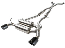 Load image into Gallery viewer, aFe Takeda 2-1/2 in 304 SS Cat-Back Exhaust System Infiniti G37 08-13/Q60 14-15 V6-3.7 w/ Black Tips - 49-36103-B