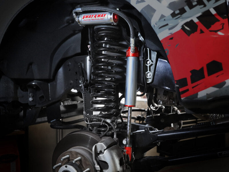 aFe Sway-A-Way 2.5 Front Shock Kit w/Remote Reservoirs for 0-1.5 IN Lifts Ford F-250/F-350 17-24 4WD - 301-5600-14