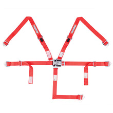 Load image into Gallery viewer, RaceQuip Red JR. L &amp; L 5pt Harness - 709019