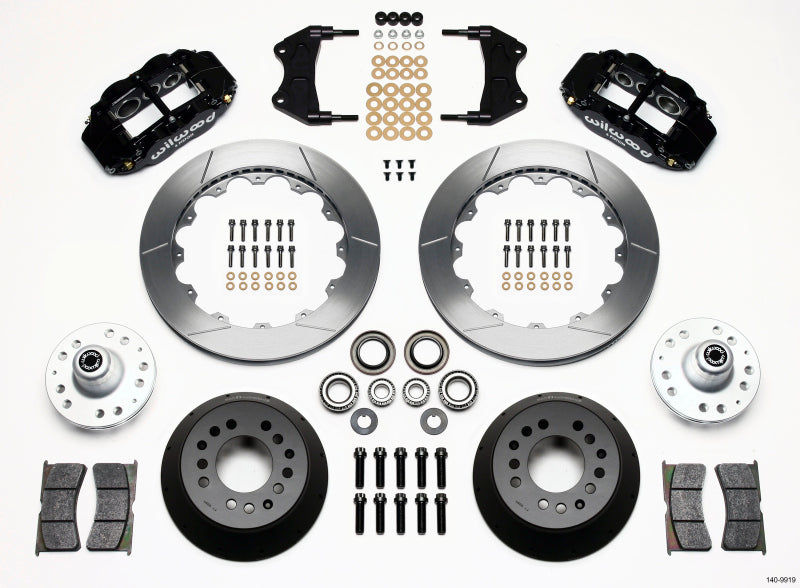 Wilwood Narrow Superlite 6R Front Hub Kit 12.88in WWE ProSpindle - 140-9919