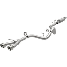 Load image into Gallery viewer, MagnaFlow 13 Hyundai Veloster 1.6L Turbo Dual Center Rear Exit Stainless Cat Back Perf Exhaust - 15215