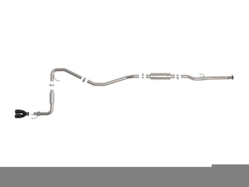 aFe POWER Takeda 2.5in 304 SS Cat-Back Exhaust w/ Black Tips 22-25 Honda Civic L4-2.0L - 49-36631-B