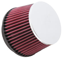 Load image into Gallery viewer, K&amp;N Universal Chrome Filter 100MM Flange ID / 138MM Base OD / 114MM Top OD / 92MM Height - RC-5057