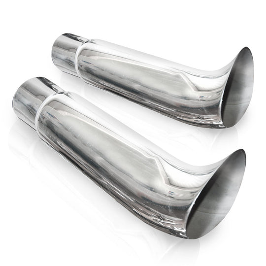 Stainless Works Elf Ear Exhaust Tips 3in Body 3in ID Inlet - 720300