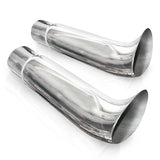 Stainless Works Elf Ear Exhaust Tips 3in Body 3in ID Inlet - 720300