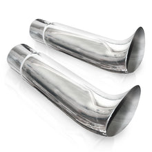 Load image into Gallery viewer, Stainless Works Elf Ear Exhaust Tips 2 1/2in Body 2 1/2in ID Inlet - 720250