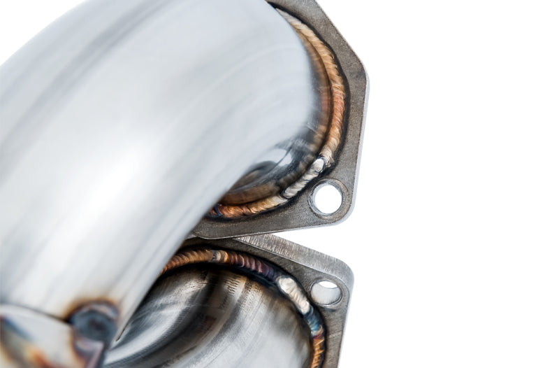 AWE Tuning Audi B9 S4 Track Edition Exhaust - Non-Resonated (Silver 102mm Tips) - 3010-42054