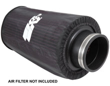 Load image into Gallery viewer, K&amp;N Universal Round Tapered Filter Wrap - Black - 6in Base ID x 4.625in Top ID x 9in Height - RE-0810PK