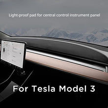 Load image into Gallery viewer, Dashboard Blackout Mat for Model 3/Y Anti-Glare Flannel Dash Cover