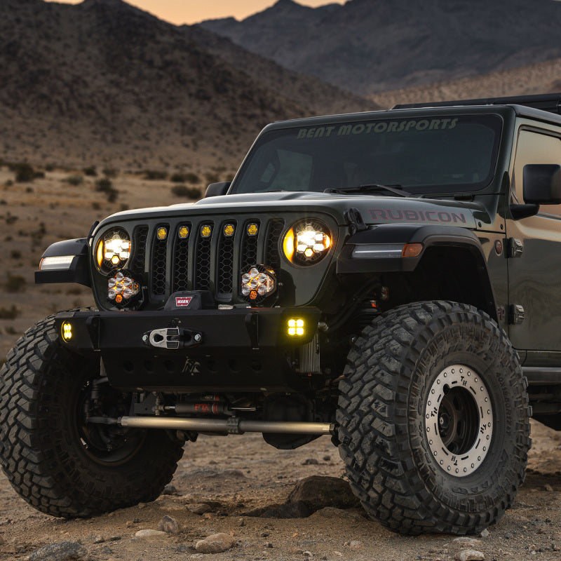 Baja Designs 18-25 Jeep Wrangler JL / 20-25 Gladiator JT DOT LP6 LED Headlight Kit - Clear/White - 448309