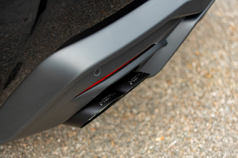 MBRP 15-24 Ford Mustang T304 SS 4in OD / 6.5in Length Quad Tip Cover Kit - Black Tip - T5198BLK