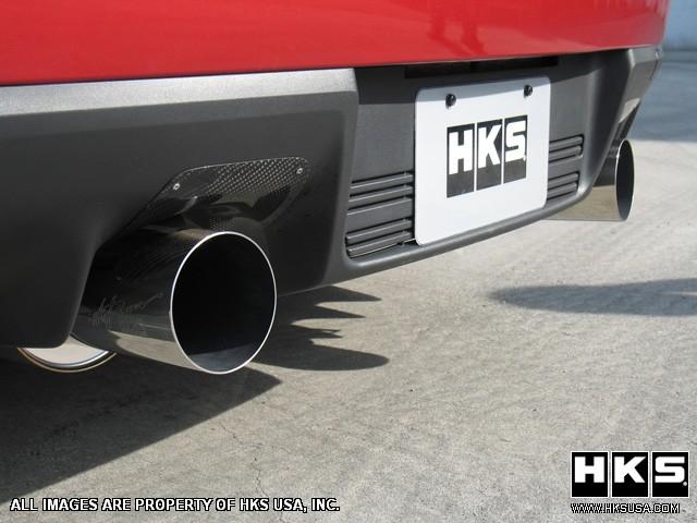 HKS 08-09 Evo 10 Hi-Power Dual Tip Catback Exhaust - 31008-BM001