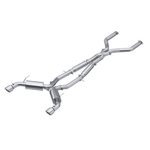 Load image into Gallery viewer, MBRP 16-22 Infiniti Q50 3.0L RWD/AWD 3in Cat-Back Dual Split Rear Street Version T304 - S4405304