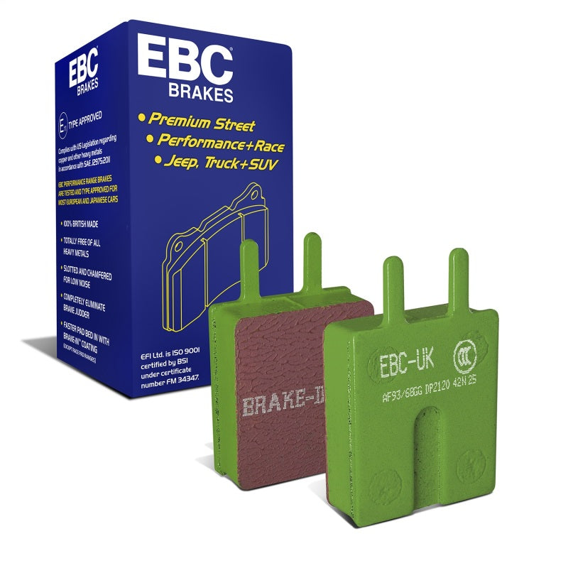 EBC 59-65 Aston Martin DB4 3.7 Vantage Greenstuff Front Brake Pads - DP2120