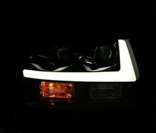 Load image into Gallery viewer, AlphaRex 07-14 Chevrole Tahoe PRO-Series LED Headlights Plank Style Blk w/Activ Light/Seq Signal/DRL - 880297
