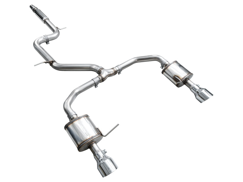 AWE Tuning 22-25 Volkswagen Jetta GLI Touring Edition Exhaust - Chrome Silver Tips - 3015-32275