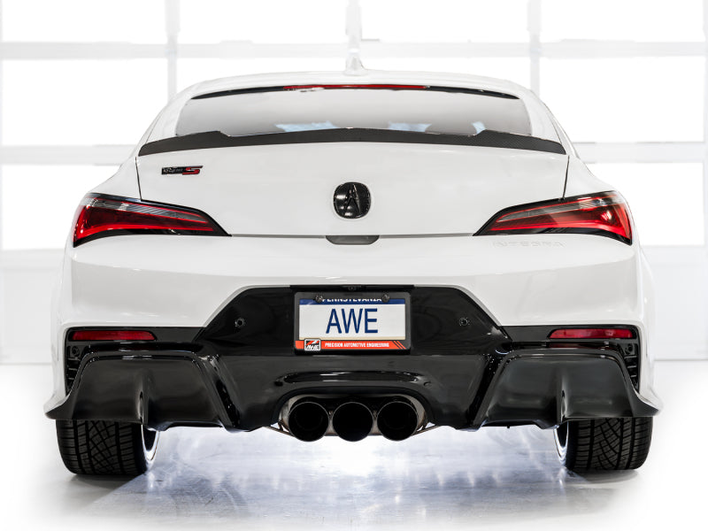 AWE Tuning 2024 Acura Integra Type S DE5 FWD Touring Edition Exhaust w/ Triple Diamond Black Tips - 3015-53335