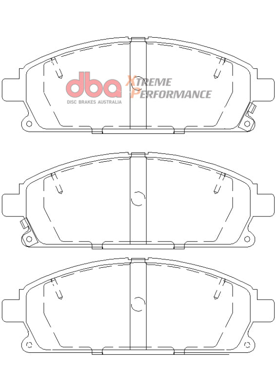 DBA 96-04 Nissan Pathfinder XP650 Front Brake Pads - DB1333XP