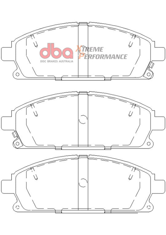 DBA 96-04 Nissan Pathfinder XP650 Front Brake Pads - DB1333XP