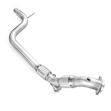 Load image into Gallery viewer, Stainless Works 2015-16 Mustang Downpipe 3in High-Flow Cats Factory Connection - M15EDPCAT